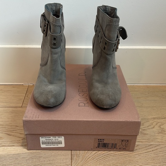 Rosegold Enid Ankle Booties - 38.5 - Picture 2 of 7